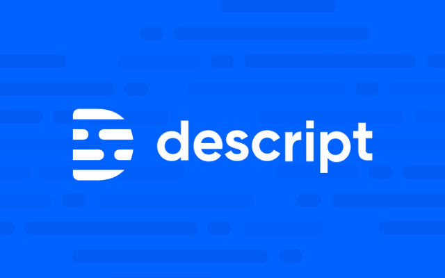 Công cụ AI dịch tiếng anh Descript