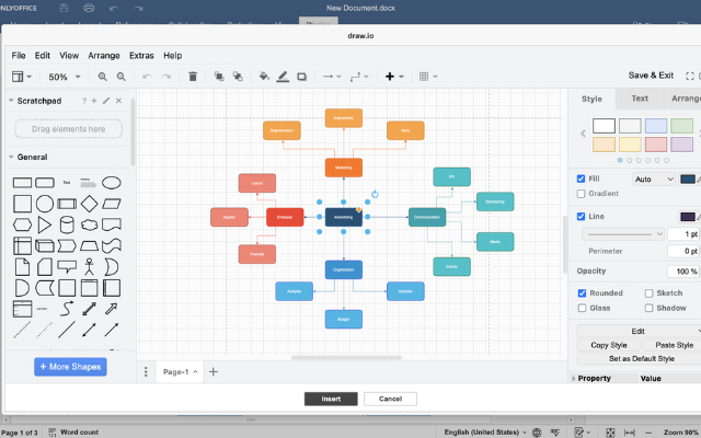 Công cụ AI tạo Mindmap Draw.io
