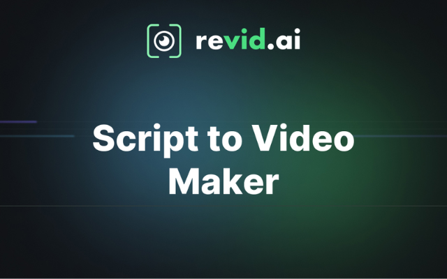 Công cụ AI viết kịch bản Script to Video Maker