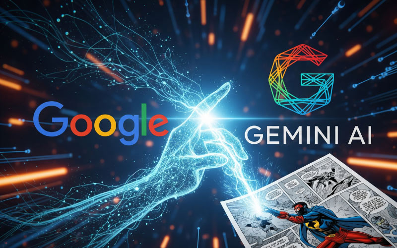 Google cập nhật tính năng tạo truyện tranh bằng Gemini AI