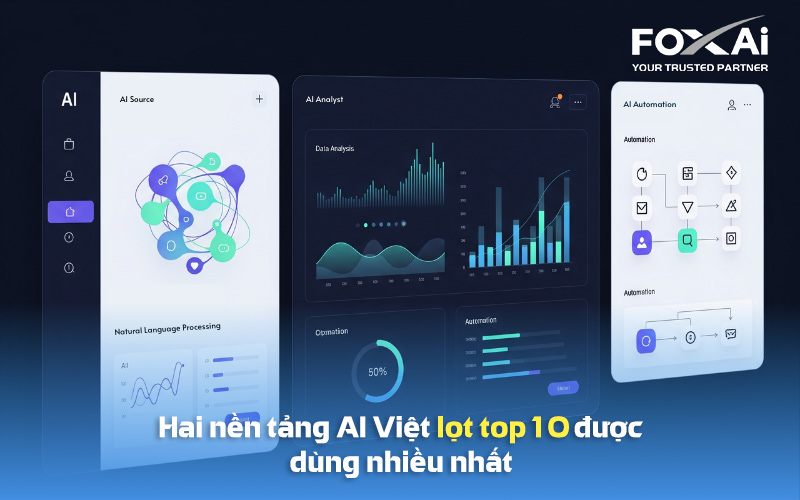 Hai nền tảng AI Việt lọt Top 10 được dùng nhiều nhất