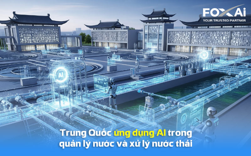 Trung Quốc ứng dụng AI trong quản lý nước và xử lý nước thải