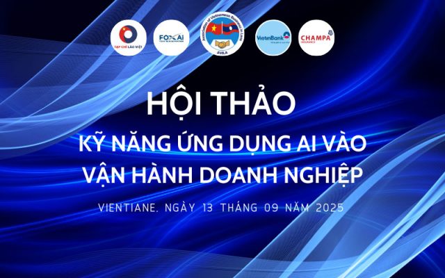 Hội thảo "Kỹ năng ứng dụng AI vào vận hành doanh nghiệp"