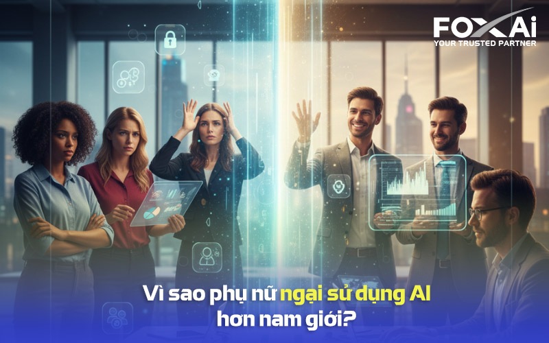 Vì sao phụ nữ ngại sử dụng AI hơn nam giới