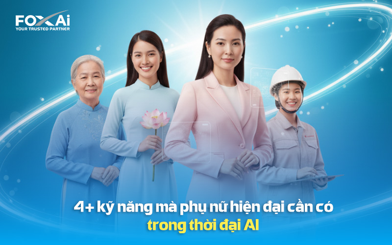 Kỹ năng phụ nữ hiện đại cần có trong thời đại AI