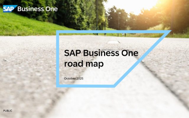 SAP Business One Road Map 2025