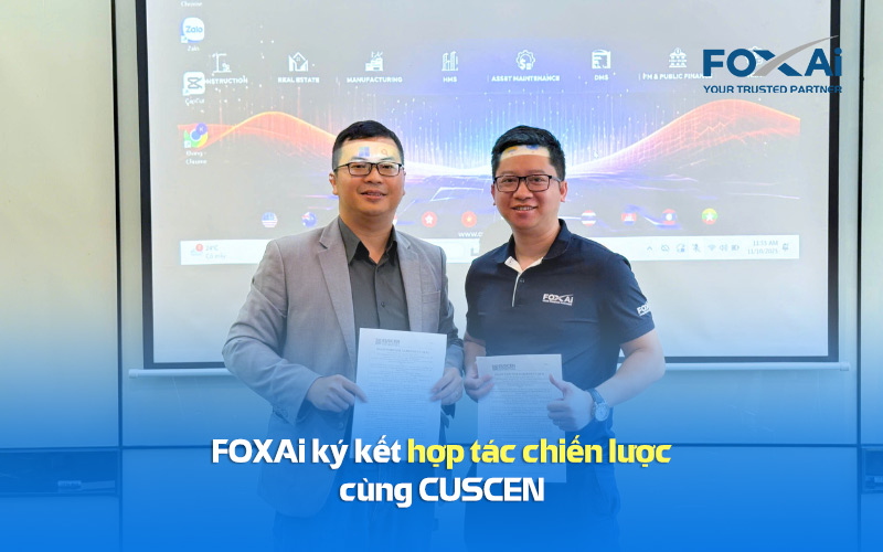 FOXAi ký kết hợp tác chiến lược cùng CUSCEN